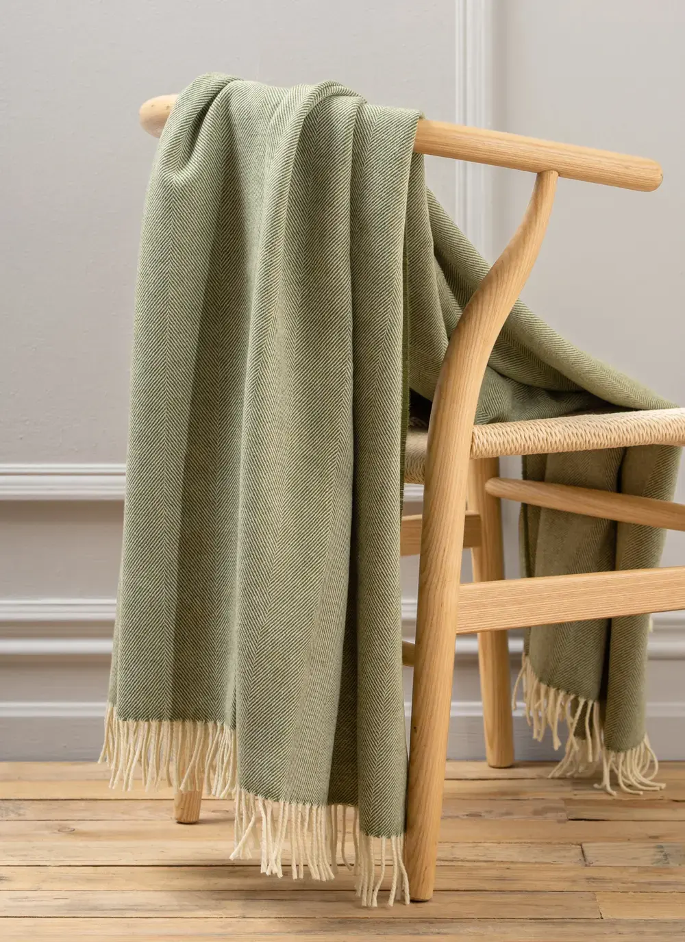 Fern Supersoft Lambswool Throw